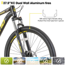 Load image into Gallery viewer, Hiland Aluminum Mountain Bike 21 Speeds, Hydraulic Disc-Brakes, Lock-Out Suspension Fork, 27.5 inch Wheel, Bike for Men Mens