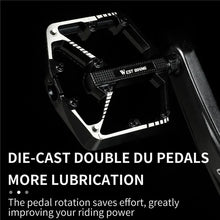 Load image into Gallery viewer, WEST BIKING Bicycle Pedals Sealed DU Bearing Nonslip Pedal Mountain Road Bike Cycling Alloy MTB Pedal Bicycle Accessories