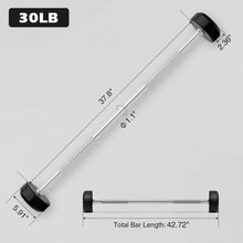 Load image into Gallery viewer, Rubber Coated Fixed Barbell,