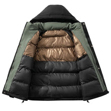 Load image into Gallery viewer, Men's Ski Jacket Winter Windproof Warm Coat Outdoor Sports Mountain Overcoat Hooded Snowboarding