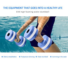Load image into Gallery viewer, Water of EVA Yoga Water Weight Workout Training Aerobic Dumbbell