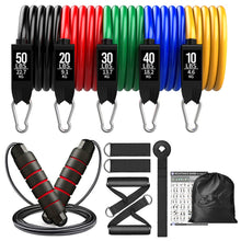 Load image into Gallery viewer, Resistance Bands Set Exercise Bands with Door Anchor