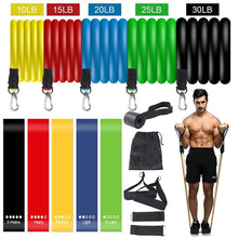 Load image into Gallery viewer, Resistance Bands Set Exercise Bands with Door Anchor