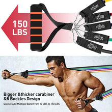 Load image into Gallery viewer, Resistance Bands Set Exercise Bands with Door Anchor