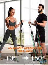 Load image into Gallery viewer, Resistance Bands Set Exercise Bands with Door Anchor