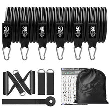 Load image into Gallery viewer, Resistance Bands Set Exercise Bands with Door Anchor