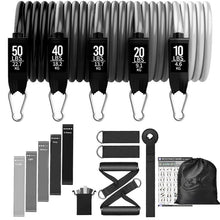 Load image into Gallery viewer, Resistance Bands Set Exercise Bands with Door Anchor