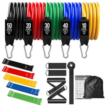 Load image into Gallery viewer, Resistance Bands Set Exercise Bands with Door Anchor