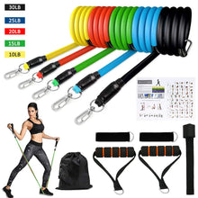 Load image into Gallery viewer, Resistance Bands Set Exercise Bands with Door Anchor