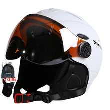 Load image into Gallery viewer, MOON Professional Half-covered Ski Helmet Integrally-molded Sports man women snow Skiing Snowboard Helmets with Goggles cover - owens-gym