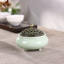 Load image into Gallery viewer, ERMAKOVA Ceramic Incense Burner Porcelain Coil Incense Holder - owens-gym