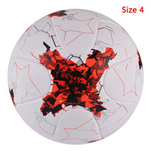 Load image into Gallery viewer, Official Size 4 Size 5 Football Ball Soft PU Soccer Goal - owens-gym