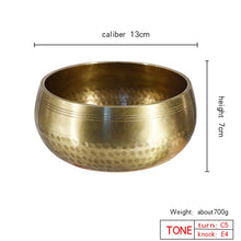 Load image into Gallery viewer, Gandhanra 3.2"-7.9" Tibetan Handcrafted Full Moon Singing Bowl For Sound Healing,Meditation,Relaxation,Yoga,Chakra Balancing - owens-gym
