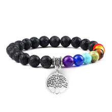 Load image into Gallery viewer, Hot 7 Chakra Life Tree Bracelets Natural Stone Reiki Healing - owens-gym