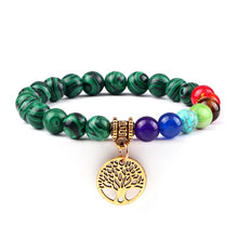 Load image into Gallery viewer, Hot 7 Chakra Life Tree Bracelets Natural Stone Reiki Healing - owens-gym