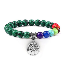 Load image into Gallery viewer, Hot 7 Chakra Life Tree Bracelets Natural Stone Reiki Healing - owens-gym