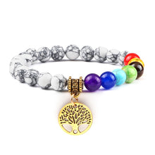Load image into Gallery viewer, Hot 7 Chakra Life Tree Bracelets Natural Stone Reiki Healing - owens-gym