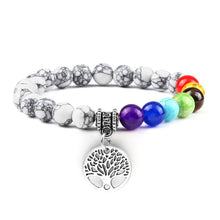 Load image into Gallery viewer, Hot 7 Chakra Life Tree Bracelets Natural Stone Reiki Healing - owens-gym