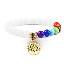 Load image into Gallery viewer, Hot 7 Chakra Life Tree Bracelets Natural Stone Reiki Healing - owens-gym
