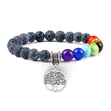 Load image into Gallery viewer, Hot 7 Chakra Life Tree Bracelets Natural Stone Reiki Healing - owens-gym