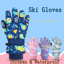 Load image into Gallery viewer, Kids Ski Gloves Waterproof Winter Snow Skiing Thermal - owens-gym