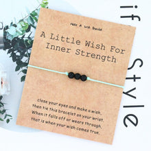 Load image into Gallery viewer, Inner Strength Bracelet Healing Crystals Wish Bracelet Onyx Bracelets - owens-gym