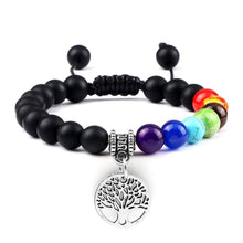Load image into Gallery viewer, Hot 7 Chakra Life Tree Bracelets Natural Stone Reiki Healing - owens-gym