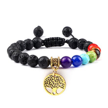 Load image into Gallery viewer, Hot 7 Chakra Life Tree Bracelets Natural Stone Reiki Healing - owens-gym