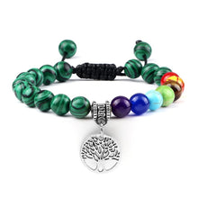 Load image into Gallery viewer, Hot 7 Chakra Life Tree Bracelets Natural Stone Reiki Healing - owens-gym