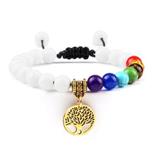 Load image into Gallery viewer, Hot 7 Chakra Life Tree Bracelets Natural Stone Reiki Healing - owens-gym