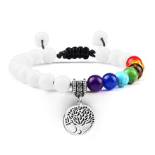 Load image into Gallery viewer, Hot 7 Chakra Life Tree Bracelets Natural Stone Reiki Healing - owens-gym