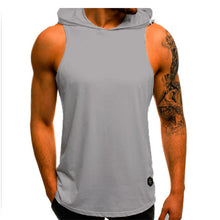 Load image into Gallery viewer, Men Hoodies Tank Top Sleeveless Muscle Gym Sport Slim Vest - owens-gym
