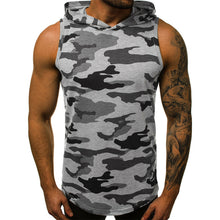 Load image into Gallery viewer, Men Hoodies Tank Top Sleeveless Muscle Gym Sport Slim Vest - owens-gym