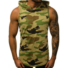 Load image into Gallery viewer, Men Hoodies Tank Top Sleeveless Muscle Gym Sport Slim Vest - owens-gym
