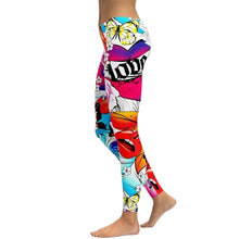 Load image into Gallery viewer, Women's Fashion Retro Print Yoga Pants - owens-gym