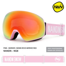 Load image into Gallery viewer, NANDN New ski goggles double layers UV400 anti-fog big ski mask glasses - owens-gym
