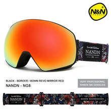 Load image into Gallery viewer, NANDN New ski goggles double layers UV400 anti-fog big ski mask glasses - owens-gym