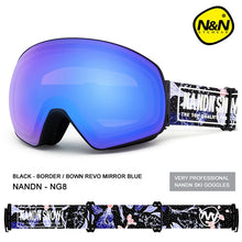 Load image into Gallery viewer, NANDN New ski goggles double layers UV400 anti-fog big ski mask glasses - owens-gym