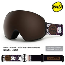 Load image into Gallery viewer, NANDN New ski goggles double layers UV400 anti-fog big ski mask glasses - owens-gym