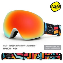 Load image into Gallery viewer, NANDN New ski goggles double layers UV400 anti-fog big ski mask glasses - owens-gym