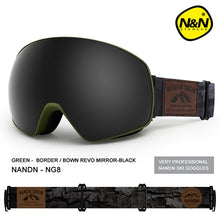 Load image into Gallery viewer, NANDN New ski goggles double layers UV400 anti-fog big ski mask glasses - owens-gym