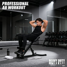 Load image into Gallery viewer, 103*70*113 cm/ 40.55*27.55*44.48 in Black Home Fitness Workout Roman Chair
