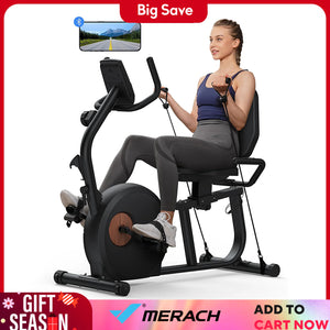 MERACH Recumbent Exercise Bike