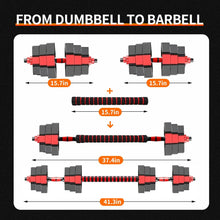 Load image into Gallery viewer, Adjustable Dumbbell to Barbell Fitness Set
