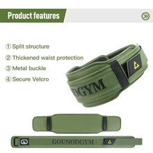 Load image into Gallery viewer, GOUNOD Adjustable Power EVA Powerlifting Belt for Gym Fitness Safety Protection Weightlifting Belt

