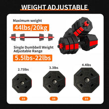 Load image into Gallery viewer, Adjustable Dumbbell to Barbell Fitness Set
