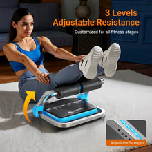 Load image into Gallery viewer, MERACH Ab Machine for Stomach Workout with 3 Adjustable Resistance&amp;Automatic Rebound
