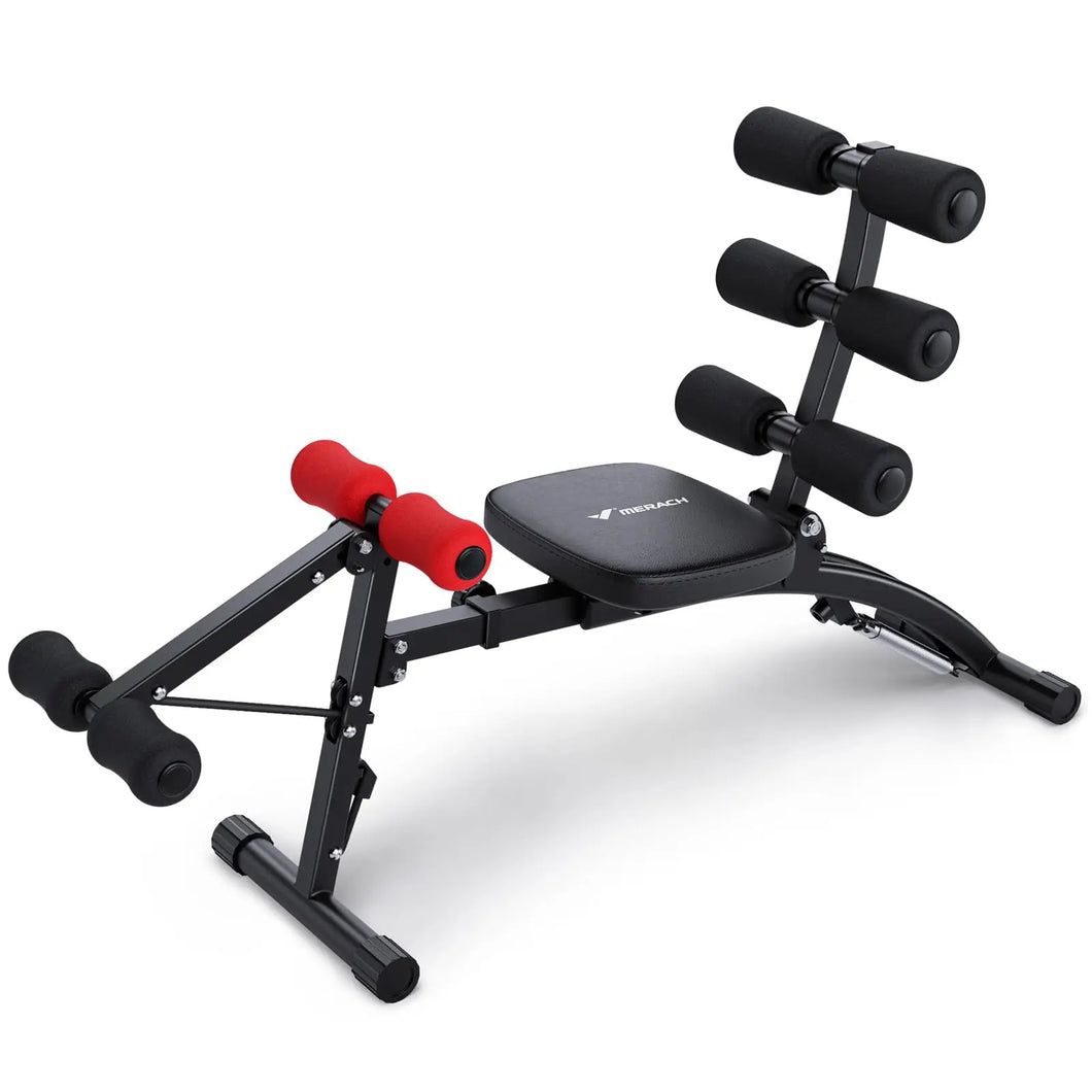 MERACH Ab Machine Multi-Functional Adjustable Ab Trainer