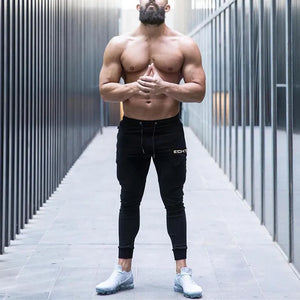 Gym Skinny Jogger Pants Men Running Sweatpants