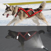Load image into Gallery viewer, Waterproof Dog Sledding Harness Reflective Pet Sledding
